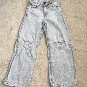 Primark Kids Gray Distressed Jeans